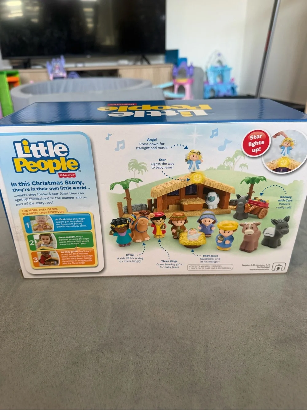 Fisher-Price Little People Deluxe Christmas Story NEW